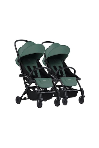 Connect³ İkiz Bebek Arabası / Black - Olive Black - Olive