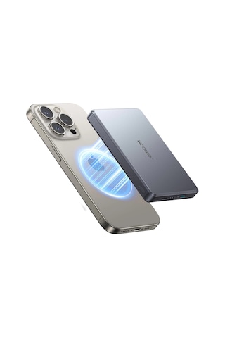 Joyroom 20w Ultra-slim Metal Magsafe Kablosuz Ve Kablolu 20w Hızlı Şarj Power Bank 10.000mah