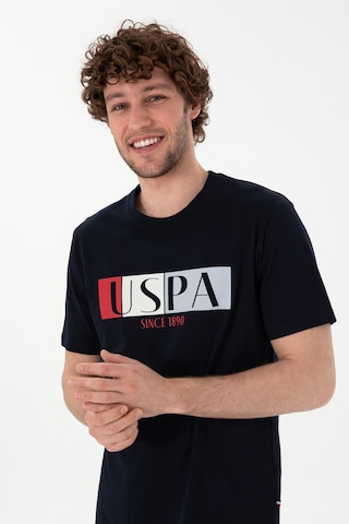 U.S. Polo Assn. Erkek Bisiklet Yaka Lacivert Pijama Takımı 50309821-VR033