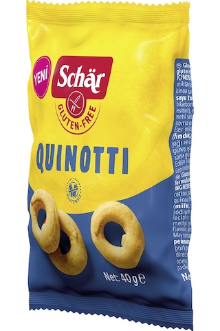 Schar Quinotti Glutensiz Kinoalı Halka Kraker 12 x 40 G