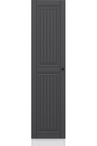 Minar Kale 1 Kapaklı Dolap İlkbahar Mebran 210cm - Beyaz/antrasit - Askılıklı Çok Renkli