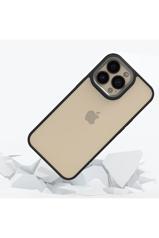 Apple Uyumlu iPhone 13 Pro Kılıf Zore Flora Kapak Mavi