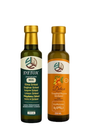 Promar  Tropikal Meyve Sirkesi 250 ML + Mix  Sirkesi 250 ML