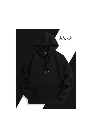 Nevermind Merry Christmas Sevgili Kombini Hoodie Unisex Oversize Kapüşonl Siyah