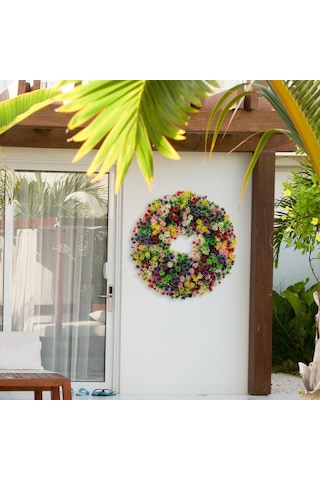 Suntek Ön Kapı Çiftlik Evi Çelenk Için İlkbahar Yaz