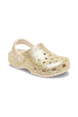 Crocs Classic Chunky Glitter Clog Kız Çocuk Terlik 211939 Altın