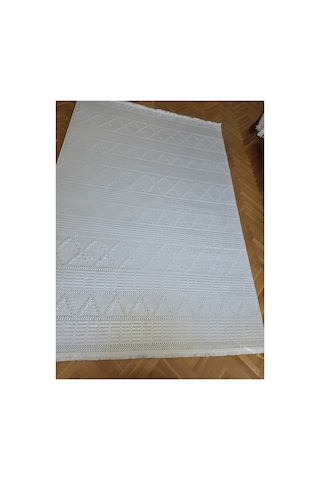 Badelya Home Monaco 0219a Krem İskandinav Sisal Bukle Yumuşak Özel Ölçü Salon Koridor Mutfak Halısı Yolluk 0210a-krem