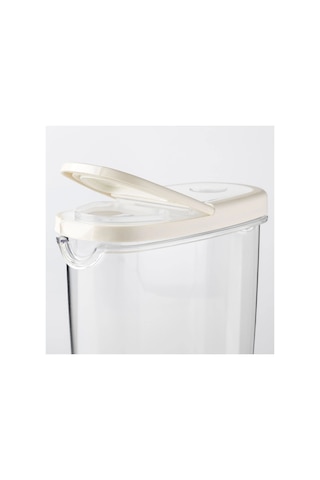 Ikea 365+ Gıda Saklama Kabı 1,3 L 17 X 8 X 18 Cm Şeffaf Beyaz Şeffaf - Beyaz
