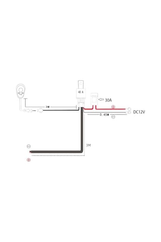 Ayrex Unichrome 300w 18 Awg Kablo Demeti 15a Off Road Led Açma Kapama