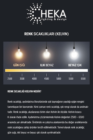 Heka Rustik Led Ampul 6w 3000k E14 Gün Işığı Erd-92
