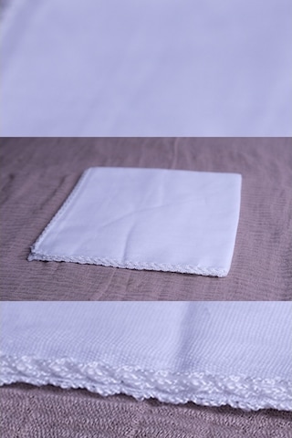 Hürrem Bone Beyaz 80X80 Cm Iç Tülbent Pamuklu 1007K_42 Beyaz