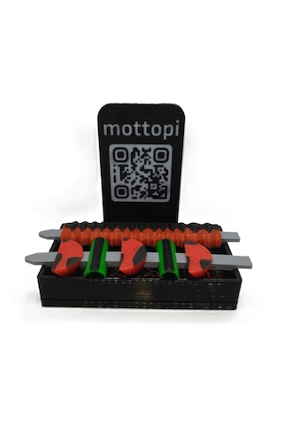 Qr Menü Standı Kebap / Dijital Menü Modern Stand,qr Menü Masaüstü Standı,karekod Menü,kafe Menü Standı 10 Adet
