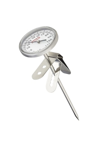 Dinosaurs Paslanmaz Cafe Anında Okundu Kahve Latte Buğulanmış Süt Köpükleme Termometresi