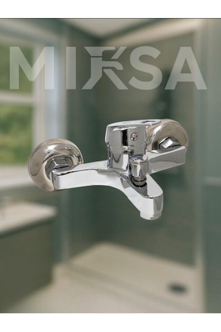 Krom Mix Banyo Duş Bataryası Musluğu , Yerli Üretim