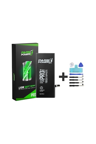 Pars Power Apple Uyumlu iPhone 8 2210 mAh Yüksek Kapasite Batarya