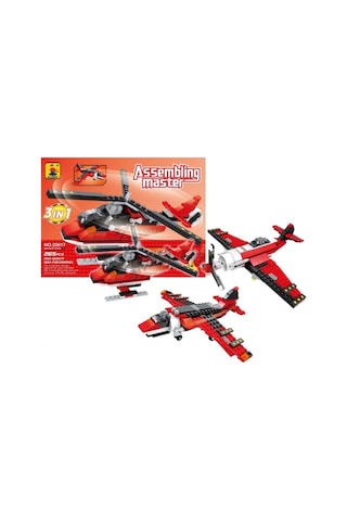 Ausini Assembling Master 3 İn 1 265 Parça Hava Araçları Seti