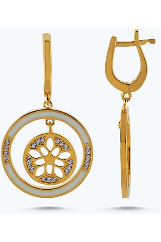 Altınbaş 22 Ayar Altın Mandala Küpe Kpman05-25693