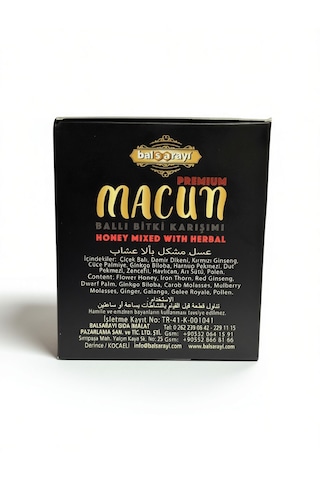 Balsarayı Premium 270 Gr Macun - %100 Doğal Bal Ve Bitkisel Karışımlı Enerji Performans