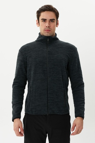 Exuma Erkek Tam Fermuarlı Polar 2112126 065-dark Grey