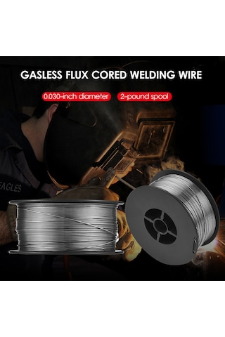Kosona 0.8mm Çapında 1kg Gazsız Kaynak Teli - Kendinden Koruyucu Özlü Kaynak Teli