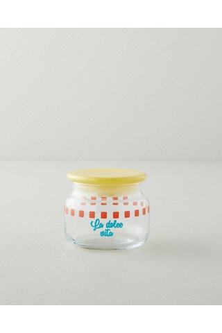 English Home Dolce Vita Cam Kavanoz 350 Ml Sarı Sarı