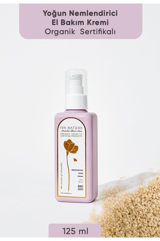 Iva Natura Organik Nemlendirici El Kremi Mandalina Çiçeği Özlü 125 Ml Aloe Vera