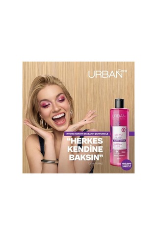 Urban Şampuan 350ml. Intense&keratin Şeffaf Tüm Saç Tipleri