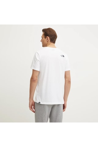 The North Face M Ss Easy Tee Erkek T-shirt Nf0a8a6cfn41 Beyaz