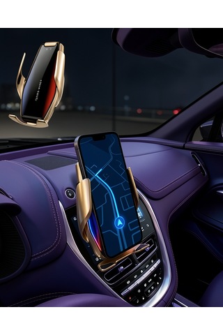 Araç Telefon Tutucu Otomatik Sensörlü 360 Derece Döner Çok Renkli