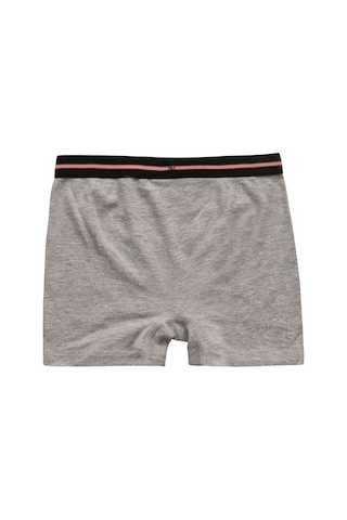 Kompedan Erkek Çocuk Pamuklu Esnek Yumuşak Boxer Şort Gri Melanj K0711 Gri Melanj