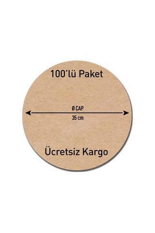 100 Adet 35 Cm Çap 3 Mm 2.7 Mm Ham Mdf Duralit Daire Plaka Supla 100 Adet 35 Cm Çap 3 Mm 2.7 Mm Ham Mdf Duralit Daire Plaka Supla