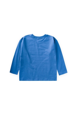 Mevsimlik Basic T-shırt 2-10 Yaş Mavi Mavi