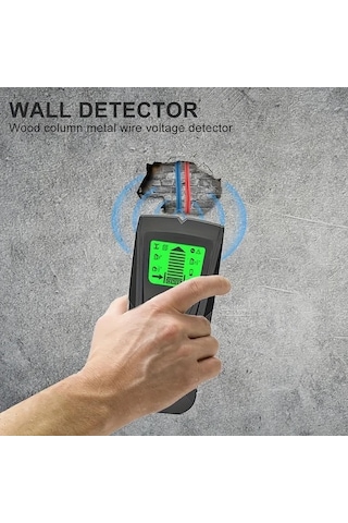 Xuweiwei 3sü 1 Çiftlik Bulucu Duvar Tarama Lcd Ekranlı Hassas Çiftlik Sensörü Turuncu Ahşap Metal Ac Kablo Dedektörü Otomatik Kapanma