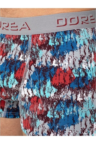 Dorea 2 Adet Erkek Desenli Boxer (446077211) Gri