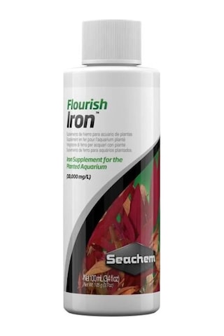 Seachem Flourish Iron Bitki Gübresi 100 ML Seachem Flourish Iron Bitki Gübresi 100 ML