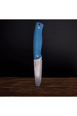 Real Steel Pathfinder Mikarta Sap 14c28n Çelik Kamp Bıçağı 3851d Kum