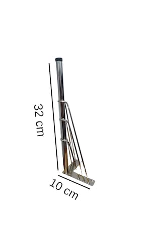 4'lü Metal Mobilya Ayağı Gold 32 Cm Sehpa Puf Koltuk Ayağı Vidalı Hairpin Ayak Gümüş