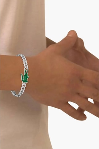 Lacoste Erkek Bileklik - Lacj2040226 Metalik Gri