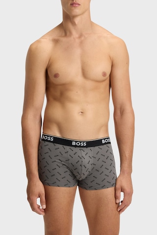 Boss Erkek Boxer 50554443 060 Gri-siyah-gri Gri-siyah-gri