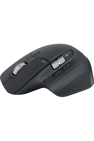 Logitech Mx Master 3s Bluetooth Edition Performans 8000 Dpı Optik Sensörlü Sessiz Kablosuz Mouse, Siyah 910-007501