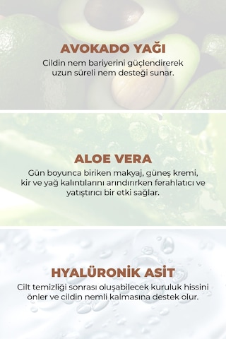 Nhiel Thermal Siyah Nokta Karşıtı Yağ Bazlı Temizleyici 200 ml | Avokado Yağı, Aloe Vera