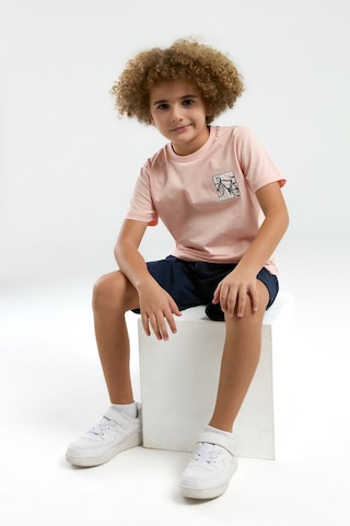 Arnetta Erkek Çocuk Pembe Bermuda Takım Pembe