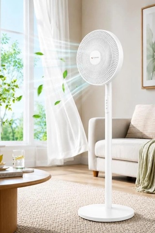 Delux Serisi Vantilatör 7 Pervaneli 14 Inc 45w Sf01 Beyaz Ev Ferahlık Alıcı