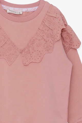 Breeze Kız Çocuk Sweatshirt Güpürlü 4-8 Yaş, Pudra