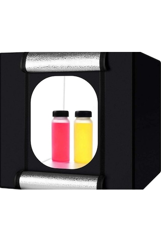 Triline 60 x 60 CM Profesyonel Stüdyo Led Işıklı Ürün Fotoğraf Çadırı