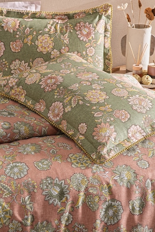 Puffy Ramos Çift Kişilik Nevresim Takımı - Kiremit Yeşil