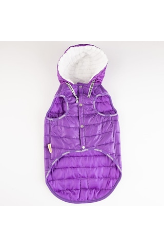 Pawstar Railway Purple Su Geçirmez Orta-büyük Irk Köpek Yelek Yağmurluk