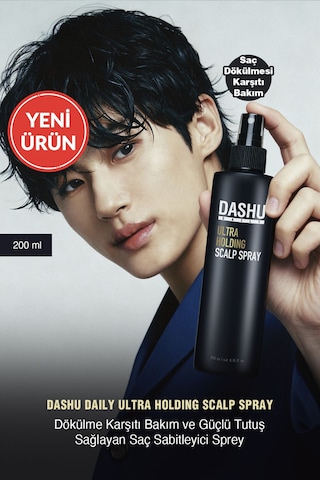 Dökülme Karşıtı Bakım&güçlü Tutuş Sunan Saç Sabitleyici Sprey Dashu Daily Ultra Holding Scalp Spray