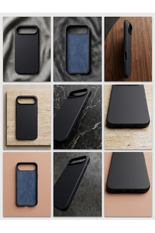 Iphone 17 Aır Uyumlu Silikon Ve Esnek Lansman Premıum Kılıf Siyah