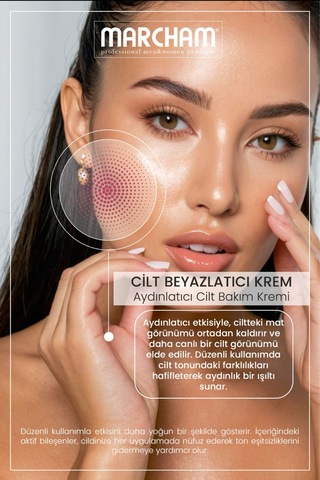 Marcham Cilt Beyazlatıcı Yüz Kremi